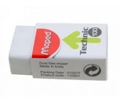 Maped Technic 100 Eraser (Pack Of 5)- 50 Eraser